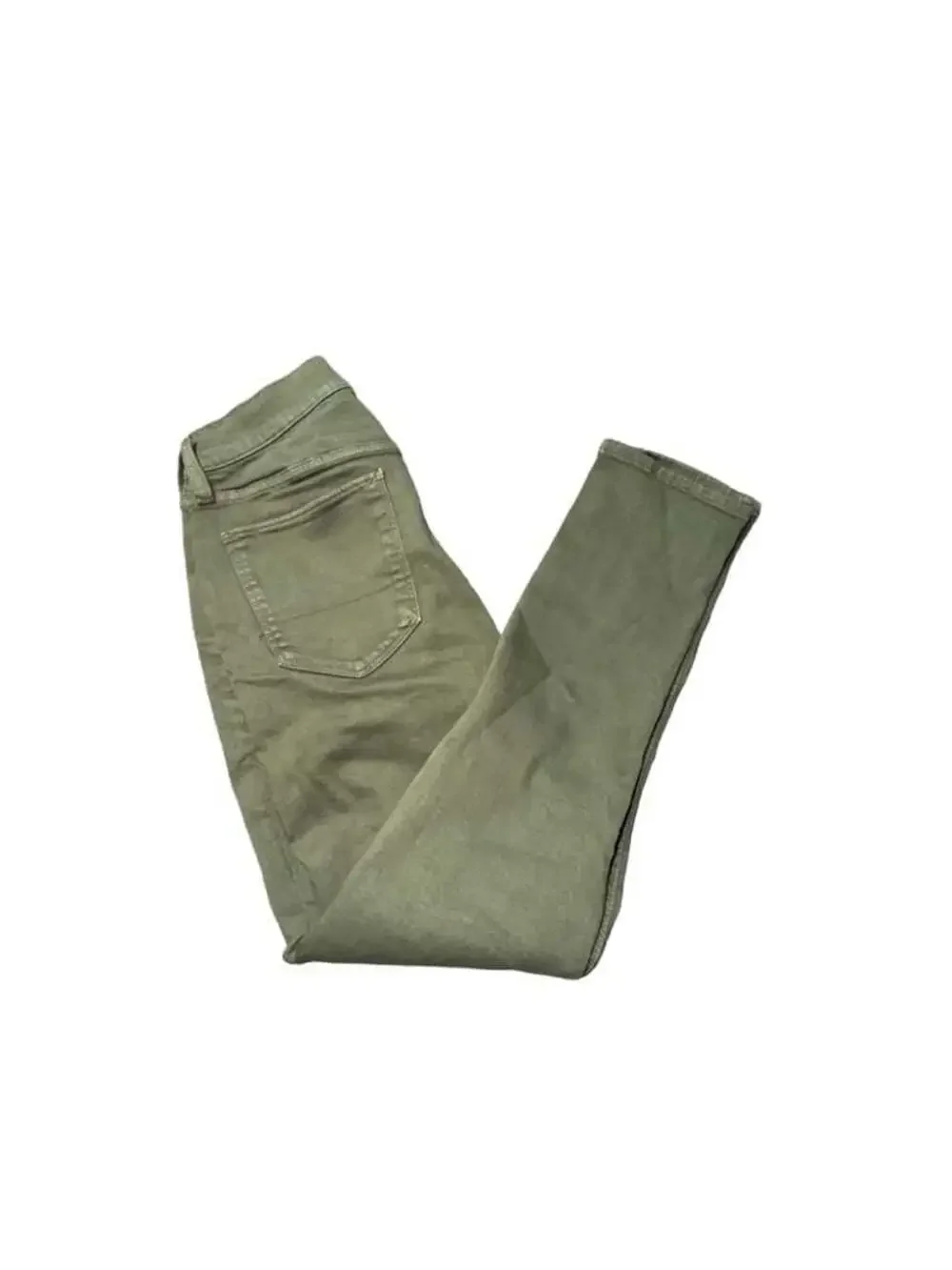 Banana Republic Travel & Leisure Skinny Fit Olive Green Jeans Size 31x30